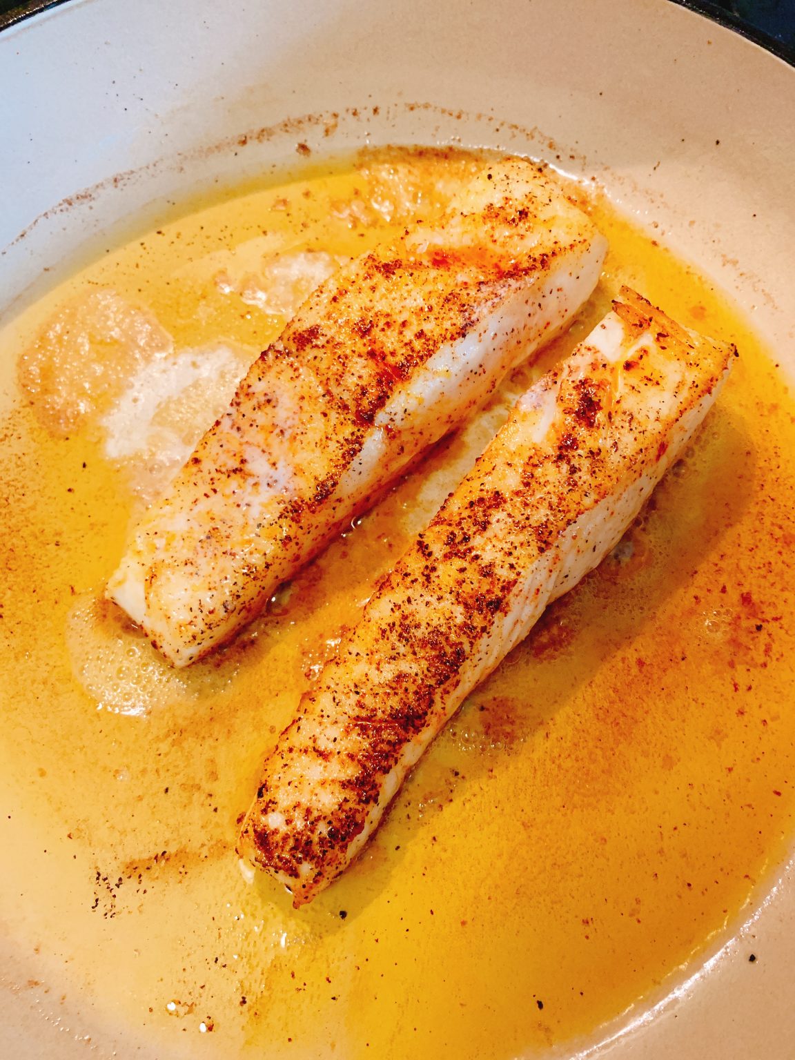 PanSeared Grouper with Lemon Wine Sauce Dishin With Darla
