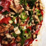 Pepperoni Pizza with Chicken Crust | Dishin' With Darla